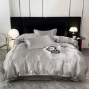 Axyaa Ice Silk Quilt Cover & Pillowcase Set - Summer Smoothness, Naked Sleep Quality