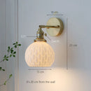 Axyaa Ceramic Pendant Lights for Restaurant Bedside Coffee Nordic Chandelier