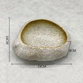 Axyaa Stone Bowl Set for Soup, Dessert, Snacks, Sushi - Creative Irregular Tableware