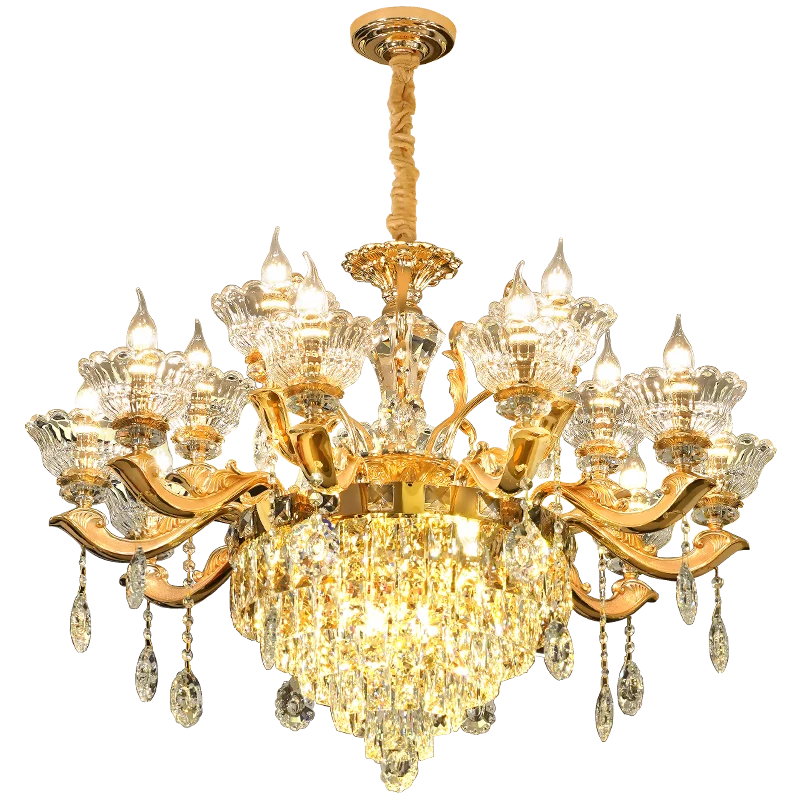 Luxurious Crystal Pendant Lamp for Living Room & Restaurant Décor by Axyaa