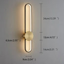 Axyaa Nordic LED Wall Sconce: Modern Luxury Indoor Lighting for Home Decor