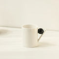 Axyaa Geometric Ceramic Coffee Cup Set