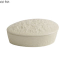 Axyaa Stone Pattern Ceramic Dessert Bowl with Lid, Ideal for Stew, Soup, and Salad