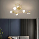 Modern Nordic Living Room Ceiling Light by Axyaa: Simple, Creative, Small-sized Lighting Fixture for Bedroom and Dining Room