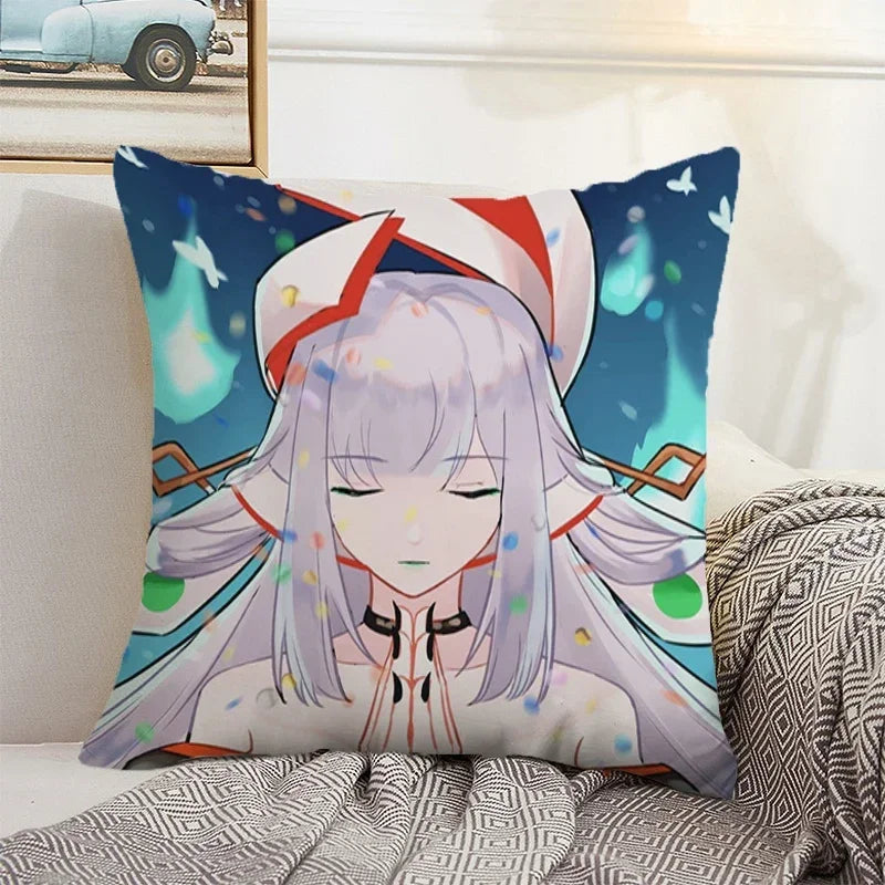 Axyaa 45x45cm Onmyoji Cushion Cover for Stylish Home Decor