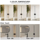Axyaa Black LED Wall Lamps Wall Lights Switch for TV Background Indoor Wall Lighting