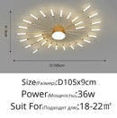 Axyaa Sunflower Chandelier LED Ceiling Light for Home Illumination