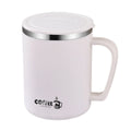 Axyaa 480ml Insulated Stainless Steel Coffee Mug with Lid & Handle