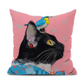 Axyaa Cute Anime Pillow & Cushion Cover Set - 40x40cm Square Decorative Sofa Pillowcase