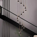 Axyaa Modern LED Pendant Light Chandeliers for Living Room Staircase Hanging Lamp