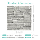 Axyaa Faux Stone Self-Adhesive Wall Panel Tile Sticker for Bathroom Kitchen