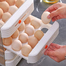 Axyaa Egg Storage Boxes: Refrigerator Egg Holder Tray for Fresh & Drop-proof Preservation