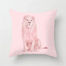 Axyaa Cartoon Animal Pillowcase 45x45cm Home Sofa Car Decor