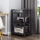 Axyaa Printer Stand Rack Vertical Cabinet Shelf for Kitchen Microwave Audio Video Media