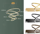 Axyaa Facil Indoor Chandelier Staircase Ceiling Lamp Lighting Fixtures