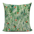 Axyaa Christmas Decor Pillow Covers 18x18 Linen for Sofa Living Room Home Decor