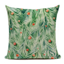 Axyaa Christmas Decor Pillow Covers 18x18 Linen for Sofa Living Room Home Decor