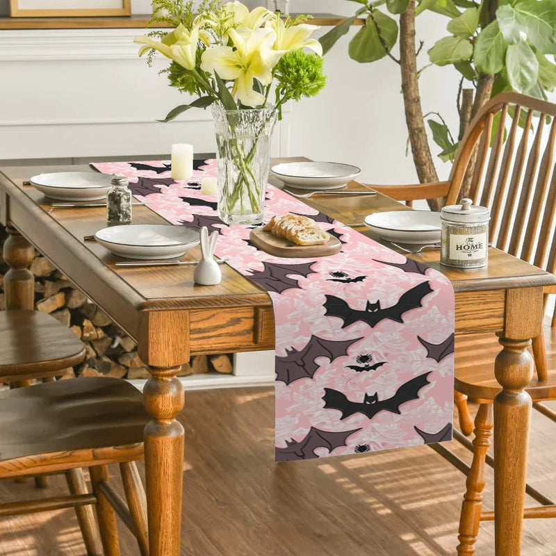 Halloween Spider Table Runner by Axyaa for Home Dining and Party Decor