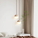 Axyaa Nature Stone Pendant Lamp Round Ball Light for Bedroom, Restaurant, Home Soft Lighting