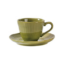 Axyaa Petal Shape Ceramic Coffee Mug Set, 230ml