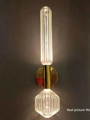 Nordic Style Art Glass Living Room LED Wall Lamp by Axyaa
