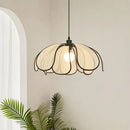 Axyaa Modern Nordic LED Pendant Chandelier: Bedroom Flower Suspend Lamp