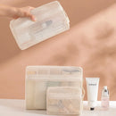 Axyaa Mesh Storage Bag: Portable, Quick Drying Skincare & Makeup Organizer