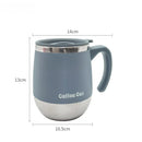 Axyaa 500ml Insulated Stainless Steel Coffee Mug with Lid, for Hot and Cold Drinks