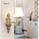 Axyaa Glass Crystal Wall Lamp for Bedroom, Living Room, Dining Room, Corridor Lighting