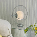 Axyaa Glass Planet Table Lamp: Designer Medieval Art Desk Light for Home Decor