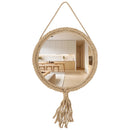 Axyaa Nordic Hanging Mirror for Home Decor and Makeup with Creative Design