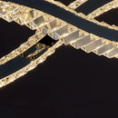 Axyaa Modern Crystal Chandelier for Kitchen Dining Teahouse Living Room Lighting