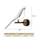 Axyaa LED Wall Sconce 360° Rotatable Indoor Wall Lamp for Bedroom Corridor