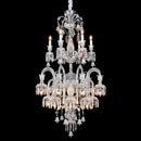 Axyaa Crystal Flower Chandelier Pendant Lamp Luxe Indoor Lighting