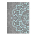Axyaa Bohemian Mandala Blue Wall Art Canvas Painting for Home Decor