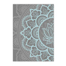 Axyaa Bohemian Mandala Blue Wall Art Canvas Painting for Home Decor