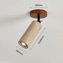 Axyaa Yellow Stone LED Ceiling Light for Balcony and Bedroom