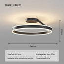 Axyaa Minimalist Ring LED Ceiling Chandelier for Dining Living Room Bedroom Lighting