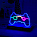 Axyaa Gaming Neon Lamp: USB/Battery Powered LED Night Light Wall Decoration