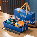Axyaa Ceramic Cartoon Bowls & Chopsticks Set - Creative Gift Pack