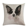 Axyaa Cute Puppy Head Linen Pillow Case 45*45cm