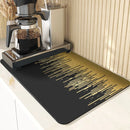 Axyaa Wave Pattern Silicone Coasters - Kitchen Decor & Drying Mat