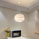 Axayya White Rose Ceiling Chandelier Creative Petal Light Fixtures