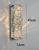 Axyaa Luxury Crystal Wall Lamp for Bedroom Living Room and Bedside