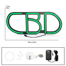 Axyaa Neon CBD Coffee Beer Bar Sign | Super Bright 56X21CM Display with Adapter