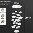 Axyaa Modern Pendant Lights - Ceiling Chandeliers for Indoor Dining & Living Rooms