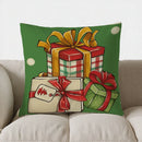 Axyaa Santa Gnome Gift Christmas Pillow Cover for Sofa Bedroom Car