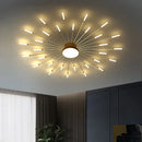 Axyaa Modern LED Chandelier - Fireworks Decorative Lights for Dining & Living Room