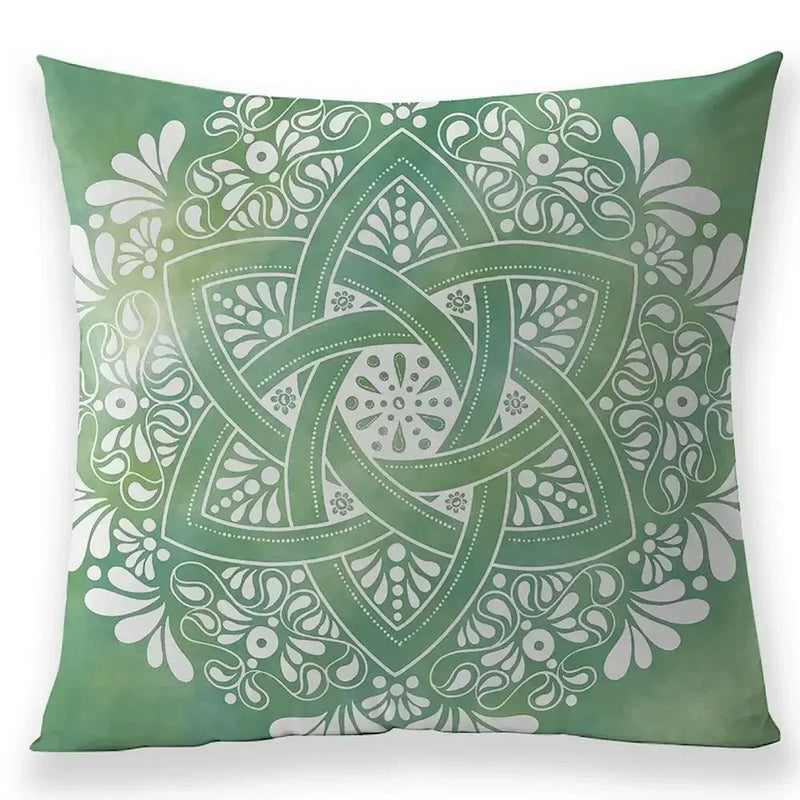 Axyaa Bohemian Mandala Pillow Case - 45*45 cm - Linen Pillowcases