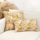 Axyaa Jacquard Flower Throw Pillowcase - Home Decor Sofa Cushion Covers
